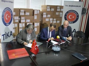 Tika’dan Makedonya Milli Haber Ajansı’na Teknik Donanım Desteği