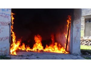 Kars’ta Yangın Tatbikatı Gerçeği Aratmadı