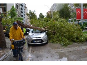 Adanada Şiddetli Yağış Ve Fırtına