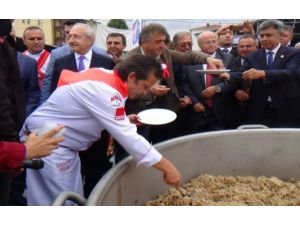 En Büyük Pilav Yapıldı, Kılıçdaroğlu Tadına Baktı