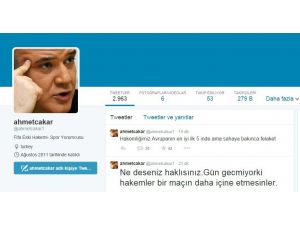 Ahmet Çakardan Hakemlere Sert Eleştiriler