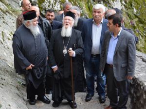 Fener Rum Patriği Bartholomeos’tan Şebinkarahisar’daki Meryemana Manastırı’na Ziyaret