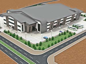 3 Bin 500 Kişilik Spor Salonu