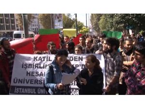 İstanbul Üniversitesi’nde Işid Protestosu