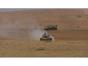 Tanklar Namlularını Suriye’ye Çevirdi