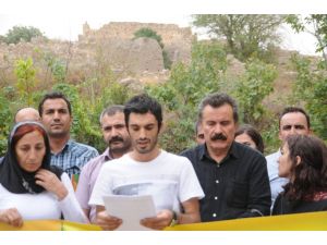Botan Göç-der Köye Dönüşler İçin Cudi Dağında Basın Açıklaması Yaptı