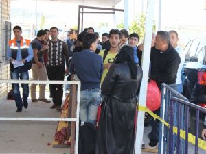Öncüpınar Sınır Kapısı’nda Yoğunluk