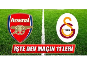 İşte Dev Maçın İlk 11’leri