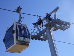 Bursanın Yeni Teleferiğinde Nefes Kesen Tatbikat