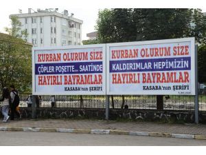 Belediye Başkanından “Kasabanın Şerifi “ İmzalı Bayram Mesajı