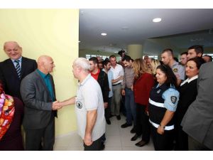 Başkan Altınok Öz, Personeliyle Bayramlaştı
