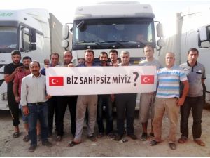 Binlerce Türk Şoför Sınırda Perişan