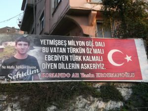 Trabzonda Yaya Üst Geçidi Çalışması