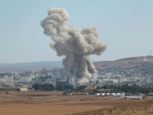 Koalisyon Güçleri Kobani Merkezi Vurdu