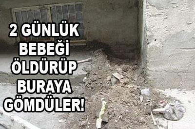 2 günlük bebeği boğarak öldürdüler! 