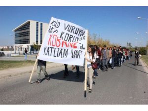 Üniversite Öğrencilerinden Kobani Protestosu