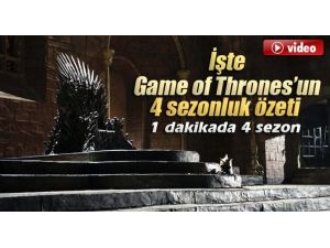 İşte Game Of Thrones’un 4 Sezonluk Özeti