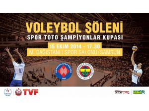 Voleybol Spor Toto Şampiyonlar Kupası Maçı Samsun’da