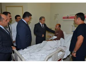 Vali Büyük’ten Yaralı Polislere Ziyaret