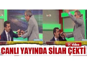 Canlı Yayında Silah Çekti