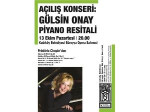 Süreyya Operasında Yeni Sezon Gülsin Onay Konseriyle Başlıyor