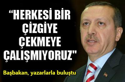 Erdoğan bu kez yazarlarla buluştu 