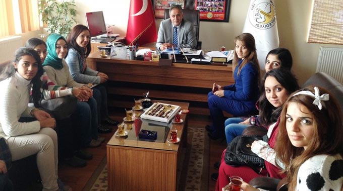 MYO Öğrencilerinden Akkuş’a Ziyaret