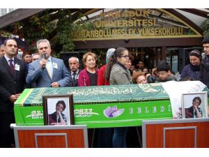 Evinde Ölü Bulunan Öğretim Görevlisi İçin Tören