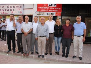 Chp Mersin İl Yönetimini Düşüren 13 İsim İmzalarına Sahip Çıktı