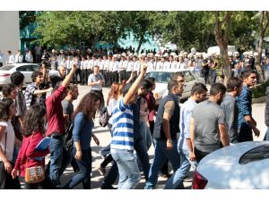 Çukurova Üniversitesinde Kobani Eylemi