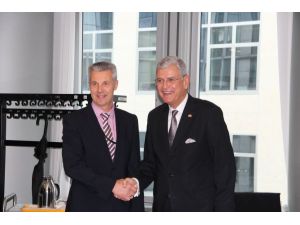 Bozkır, Avrupa Parlamentosu Türkiye’nin Dostları Grubu Eşbaşkanı Pabriks İle Görüştü