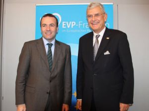 Bozkır, Avrupa Halk Partisi Grubu Başkanı Weber İle Görüştü