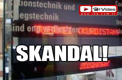 Berlinde Kürdistan skandalı 