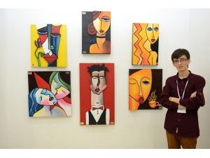 Genç Ressamdan Üç Boyutlu Kübik Resimler