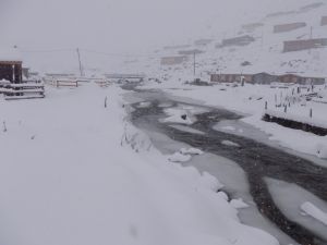 Rize’de Kar Yağışı