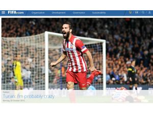 Arda Turan Fıfa’nın Manşetini Süsledi