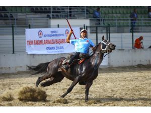 Denizlide Atlı Cirit Şampiyonası Nefes Kesti