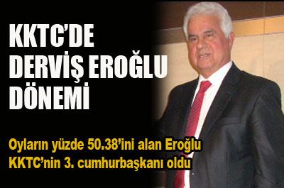 KKTCnin yeni cumhurbaşkanı Derviş Eroğlu 