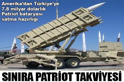 Sınıra patriot takviyesi