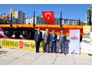 Tüdemsaş Yeni Nesil Hafif Yük Vagonu Üretti