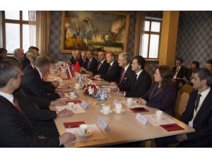 Erdoğan Ve Letonyalı Mevkidaşı, Heyetler Arası Görüşmeye Başkanlık Etti