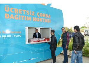 Üniversitede Çorbalar Nilüfer Belediyesi’nden