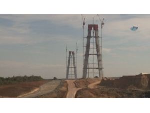 3.köprü 322 Metrelik Zirveye Ulaştı