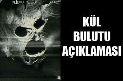 Meteorolojiden kül bulutu açıklaması 