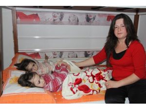 Annelerinin Gözleri Önünde Eriyorlar