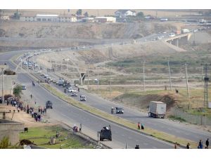 Ağır Silah Taşıyan Peşmerge Konvoyu Cizreden Geçti