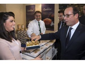 Fransa Cumhurbaşkanı Hollande Bursa Kestane Şekerine Bayıldı