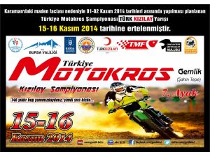 Motokros Yarışları Ertelendi