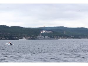 Abd Savaş Gemisi Çanakkale Boğazından Geçti