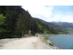 Uzungöl’de Peyzaj Çalışmaları Devam Ediyor